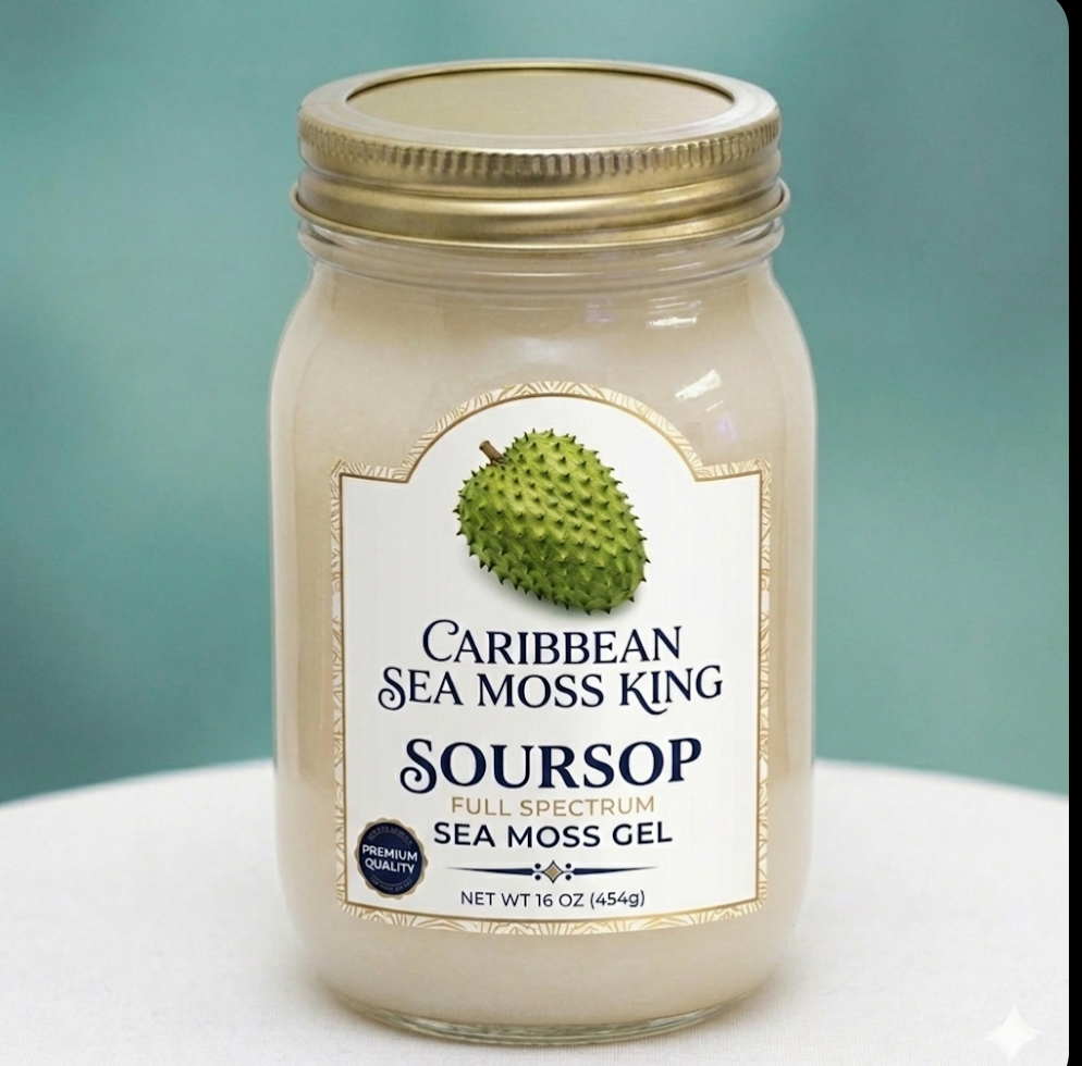 Sour sop fruit seamoss