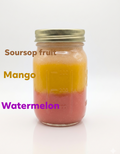 Soursop Mango Watermelon Stack