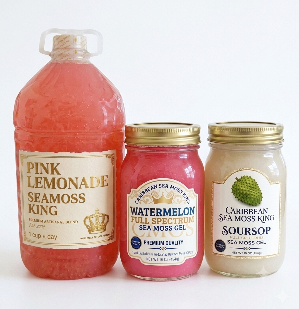 Ultimate Fresh Sea Moss Bundle (Gel & Juice pack)